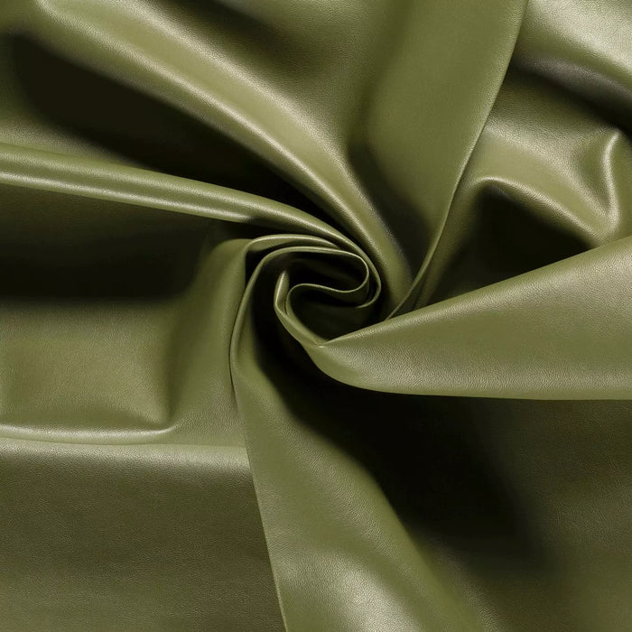 ARTIFICIAL LEATHER OLIVE GREEN