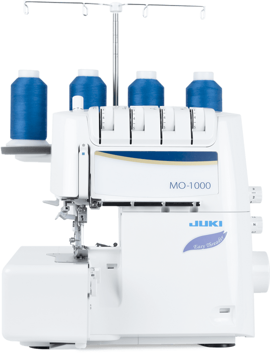 MO-1000 - Automatic air threader, automatic needle threader and noise reduction.