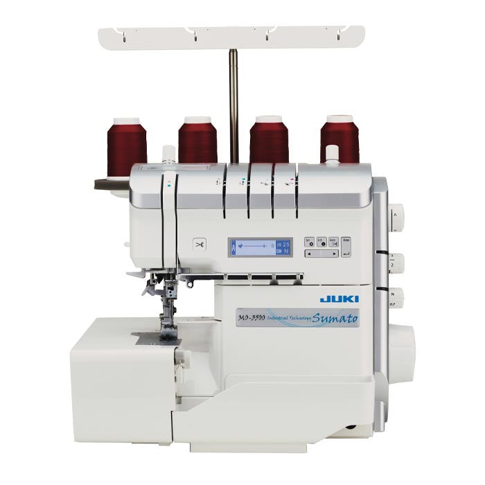MO-3500 JUKI MO-3500. Take your sewing to the next level with the world's first overlock machine with automatic thread cutting, thread tension and air threading for home use!
