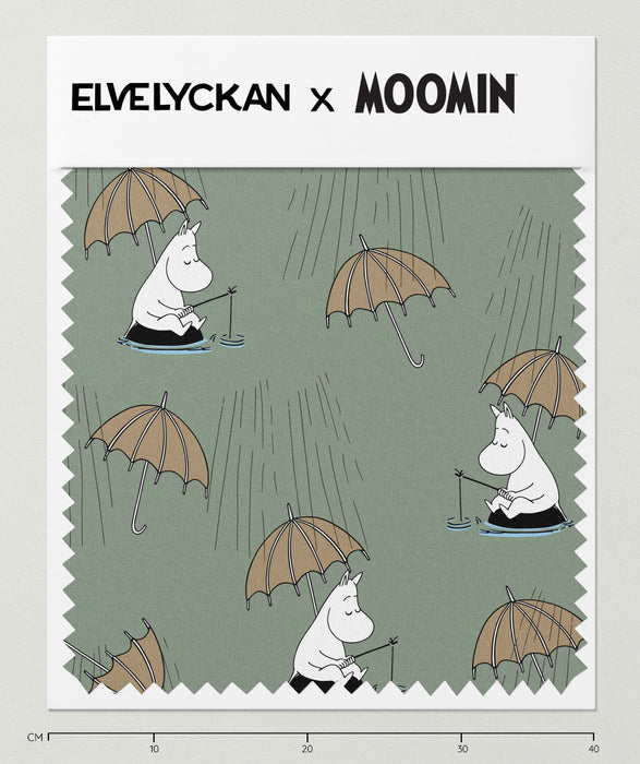 MOOMIN RAINY DAY - GREEN - COLLEGE / FRENCH TERRY