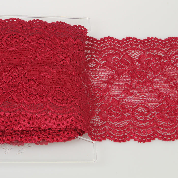 ELASTIC LACE RED 140MM