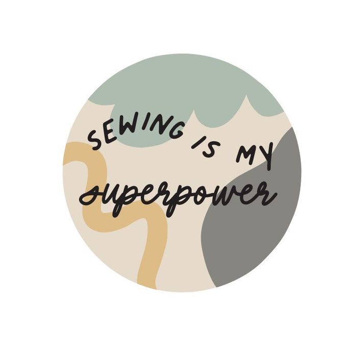 APPLIKATION - SEWING IS MY SUPERPOWER