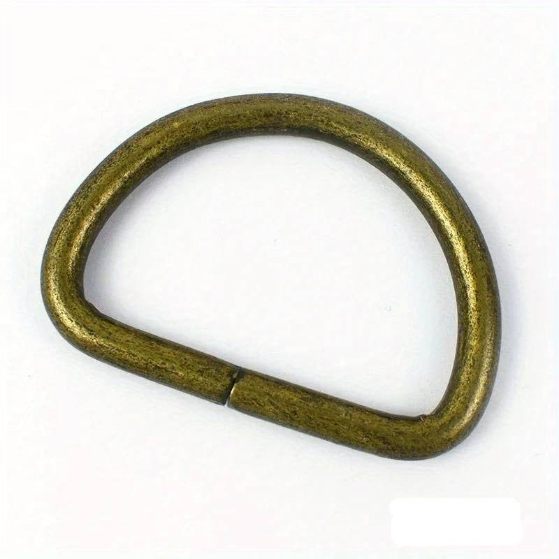 2 ST D-RING - 25 mm / 1 in ANTIQUE