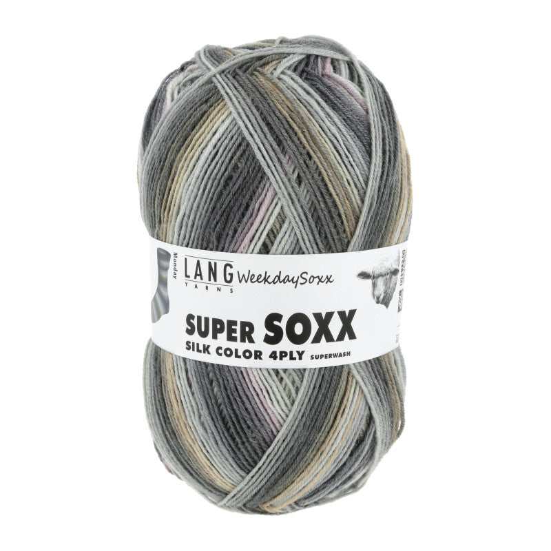 SUPER SOXX SOIE COULEUR 4-FACH