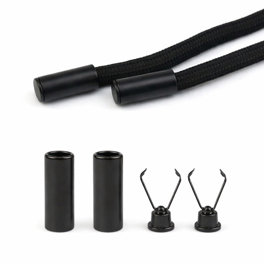 Metallspännen för snöre (2-pack)