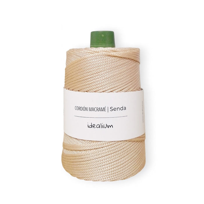Senda · Cordón trenzado 3 mm para crochet S010 Beige
