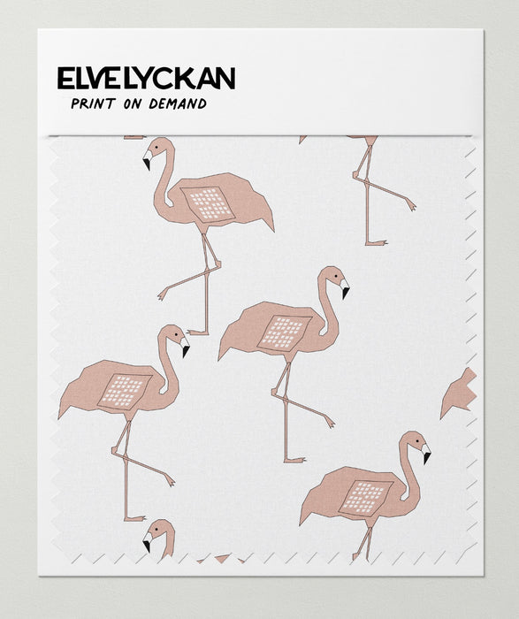 FLAMINGO - WHITE - PRINT ON DEMAND