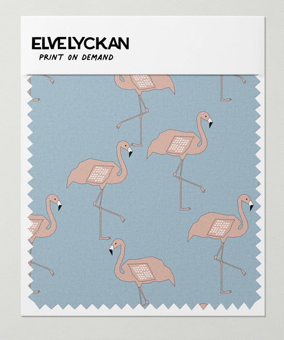 FLAMINGO - SKY BLUE - PRINT ON DEMAND