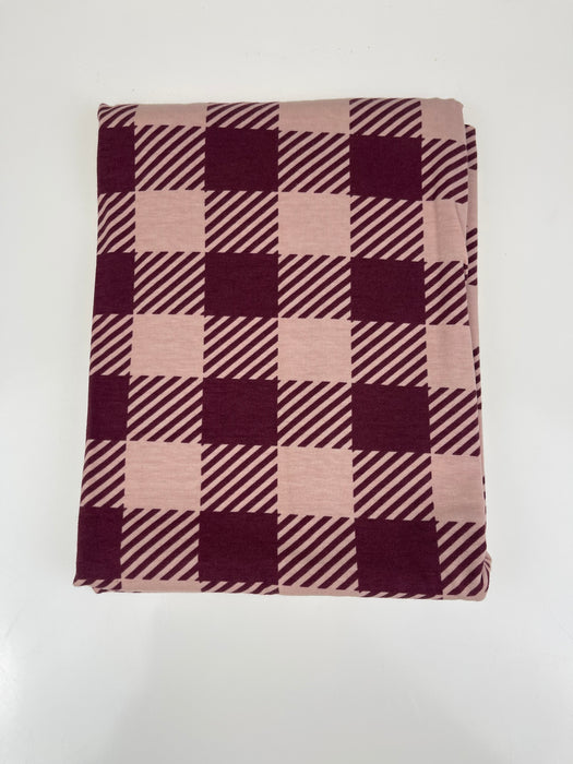 CHECKERS WINE DUSTY PINK