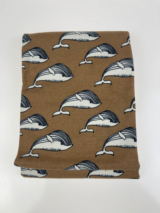 WHALE - RIBBED KNIT-NUTMEG