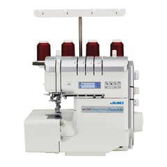 MO-3500 JUKI MO-3500. Bringen Sie Ihr Nähen auf die nächste Stufe mit der weltweit ersten Overlock-Maschine mit automatischem Fadenabschneiden, Fadenspannung und Lufteinfädeln für den Heimgebrauch!