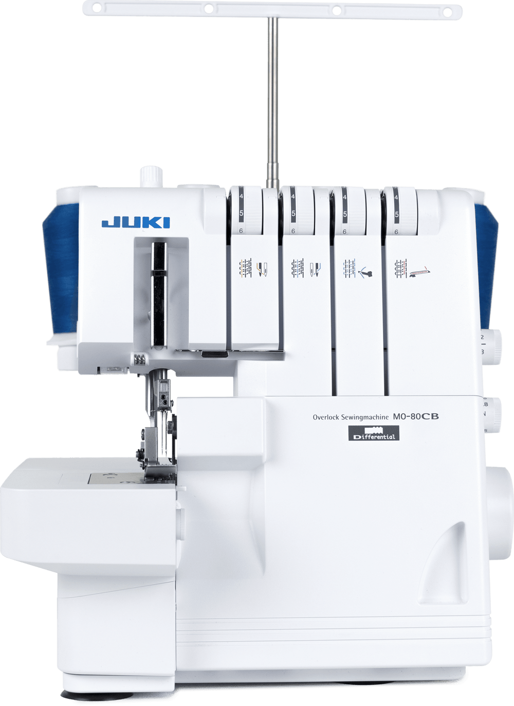 MO-80 - 2-nål, 2/3/4-trådig overlock med friarm och extra LED-belysning