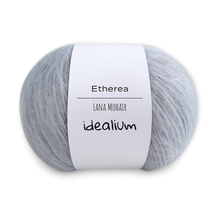 Etherea · Mohair ligero y sedoso E003 Gris suave
