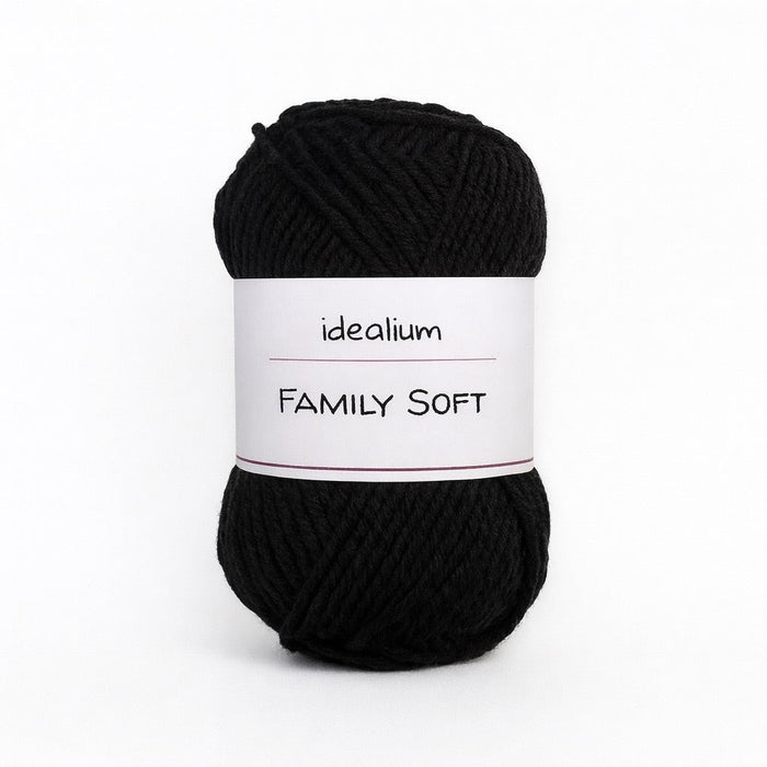 Pack Taller Crochet | Lana Family Soft FS018 Negro