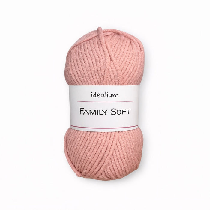 Family Soft · Lana acrílica suave para toda la familia FS048 Rosa empolvado
