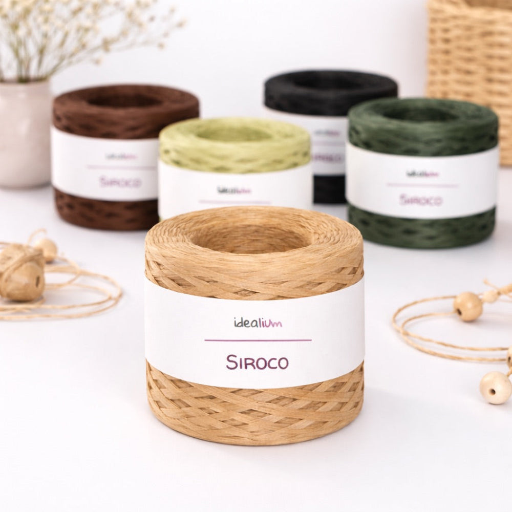 Siroco · Pappersrafia för väskor och sommaraccessoarer
