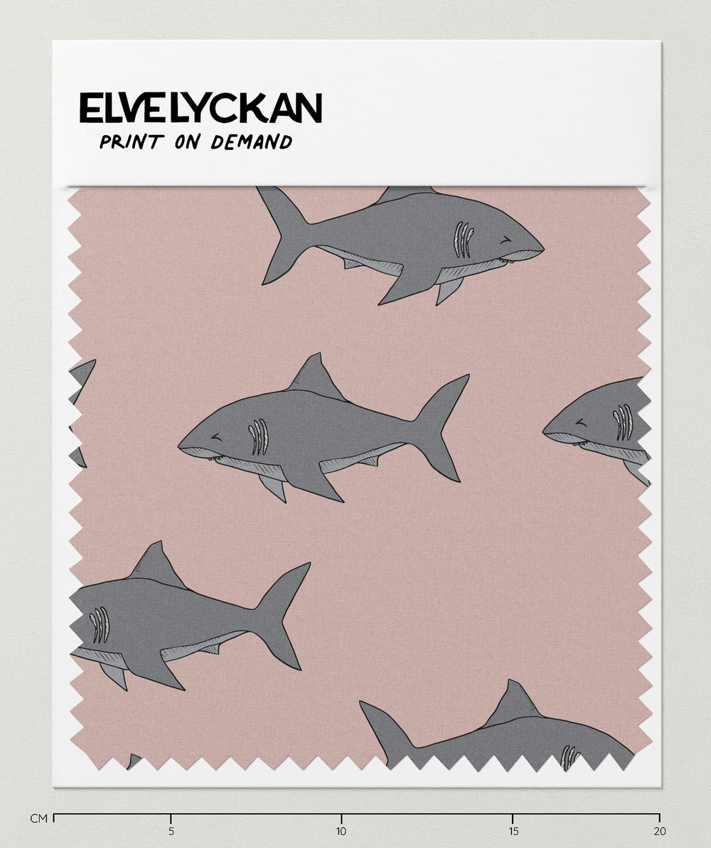 SHARKS - ROSE - PRINT ON DEMAND