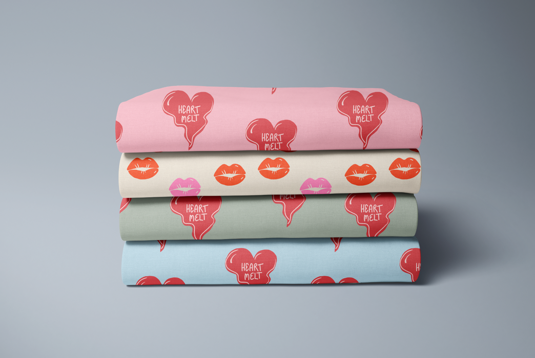 HEART MELT - GREENY - PRINT ON DEMAND