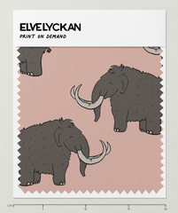 MAMMOUTH - ROSE POUSSIÉREUX - IMPRESSION À LA DEMANDE