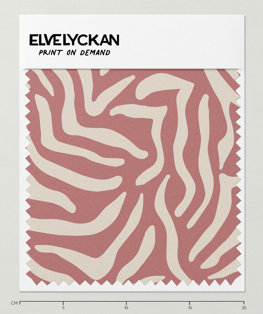 TIGER STRIPES - BLUSH - IMPRESSION À LA DEMANDE