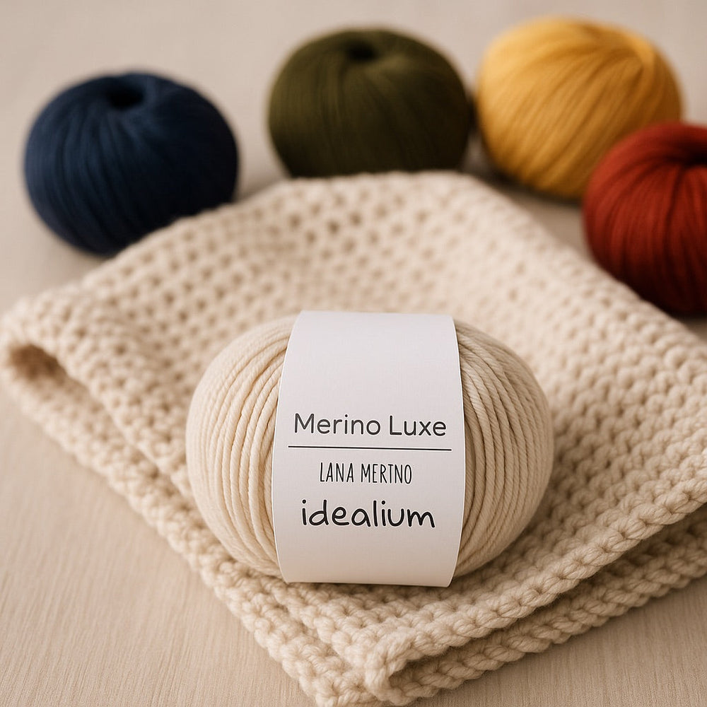 Merino Luxe · 100 % mjuk och naturlig merinoull