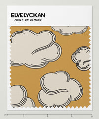 CLOUDS - GOLD - PRINT ON DEMAND