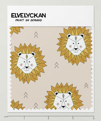 LÖWE – CREMEBEIGE – DRUCK AUF ANFRAGE