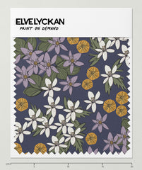 FRÜHLINGSBLUME - BLAUGRAU - DRUCK AUF ANFRAGE