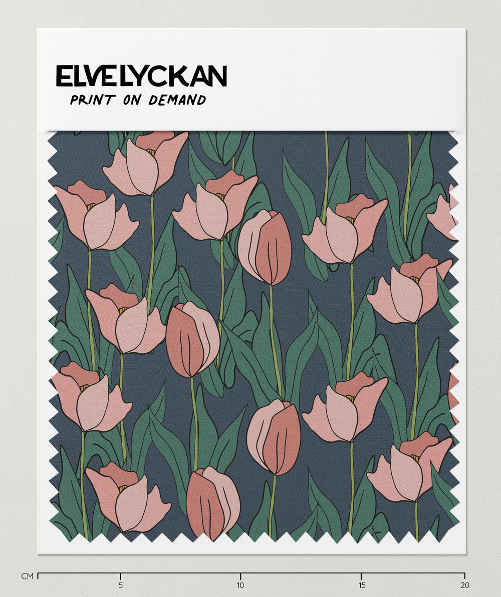 TULPEN – DUNKELBLAU – DRUCK AUF ANFRAGE