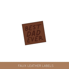 BEST DAD EVER FUSKLÄDER LAPP KVADRAT 3 ST/PKT