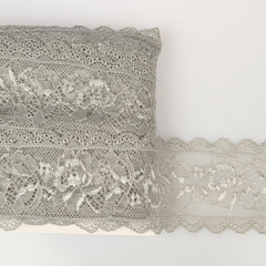 DENTELLE ÉLASTIQUE ARGENT 58MM
