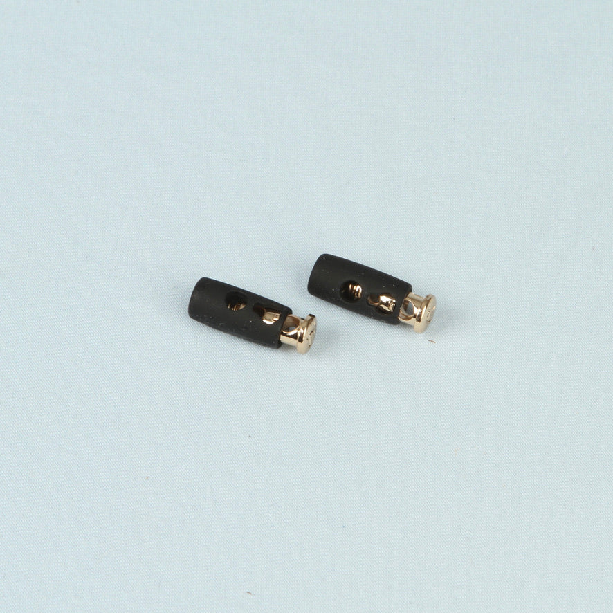 BUTÉE À RESSORT 2 PCS - NOIR/OR